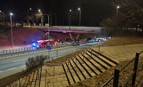 Sekmadienio vakaro avarija prie Vingio parko Vilniuje