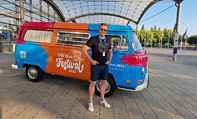 V.Milius elektriniu ID.Buzz keliavo į &bdquo;Volkswagen&ldquo; mikroautobusų festivalį