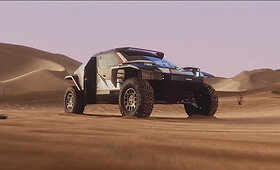 Dakaro automobilio &bdquo;Dacia&ldquo; Sandrider pristatymas