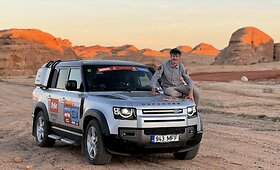 K.Rai&scaron;ys ir &bdquo;Land Rover Defender&ldquo; Saudo Arabijoje, Dakaro ralyje