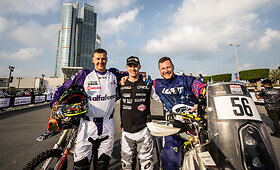 Abu Dhabi Desert Challenge startuoja Gediminas &Scaron;atkus ir ralio debiutantas Saulius Klevinskas