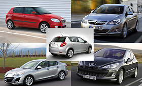 10 metų senumo &bdquo;&Scaron;koda&ldquo;, &bdquo;Opel&ldquo;, &bdquo;Mazda&ldquo;, &bdquo;Peugeot&ldquo;, &bdquo;Kia&ldquo;