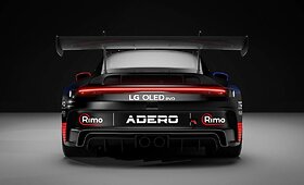 Naujas &bdquo;LG OLED & RIMO Adero&ldquo; automobilio dizainas Palangos lenktynėse
