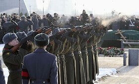 Ginklų konstruktoriaus Michailo Kala&scaron;nikovo laidotuvės