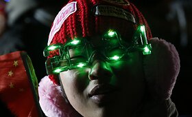 Pasaulyje įspūdingai pasitikti 2014-ieji metai