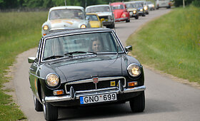 &bdquo;Vilduja&ldquo; istorinių automobilių ralio akimirkos