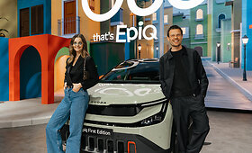 Vaidotas Žala ir Gabrielė Martirosian apžiūrėjo naująjį &bdquo;&Scaron;koda Epiq&ldquo;