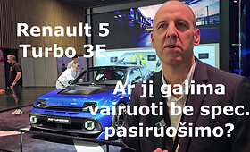 Paryžiuje pristatytas elektrinis monstras &bdquo;Renault 5 Turbo 3E&ldquo;