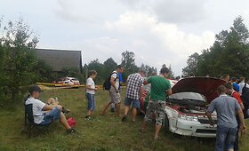 Avarija &bdquo;300 lakes rally&ldquo;, sužeisti du žmonės