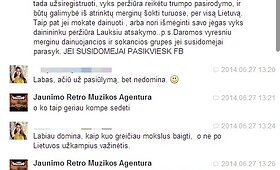 &bdquo;Jaunimo retro muzikos agentūros&ldquo; ir skaitytojų susira&scaron;inėjimas