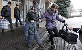 Paskutinės sausio dienos Donbase: evakuacija ir nesibaigiantys teroristų ap&scaron;audymai