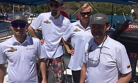 &bdquo;&Scaron;vyturys Challenger Sailing&ldquo; komanda ruo&scaron;iasi Antigvos regatai