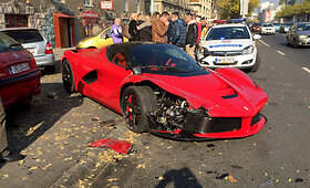 &bdquo;Ferrari LaFerrari&ldquo; avarija Budape&scaron;te (2015)