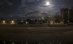 Meteoritas &scaron;iaurės rytų JAV