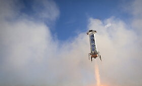 Kompanijos &bdquo;Blue Origin&ldquo; daugkartinė raketa &bdquo;New Shepard&ldquo;
