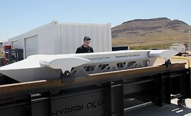 Įmonės &bdquo;Hyperloop One&ldquo; prototipo bandymai