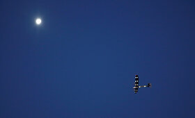 &bdquo;Solar Impulse&ldquo; sėkmingai nusileido Sevilijoje, Ispanijoje