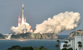 Japonai paleido mangų pie&scaron;iniais papuo&scaron;tą raketą H-IIA