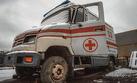 Griūvanti ZIL automobilių gamykla netoli Maskvos