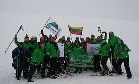 &bdquo;15min&ldquo; vėliava suplėvesavo Antarktidoje