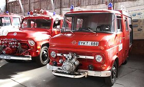 Ugniagesių automobilių kolekcija &bdquo;Au&scaron;ros&ldquo; muziejaus saugyklose