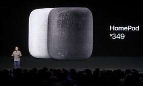 &bdquo;Apple&ldquo; pristatė naują  garso kolonėlę &bdquo;HomePod&ldquo;