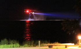 Gaisras Juodkrantėje: ugnį gesino net sraigtasparnis