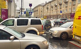 Penktadienio spūstis Vilniuje, Gedimino pr.
