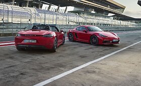 Naujieji &bdquo;Porsche 718&ldquo; kūriniai: &bdquo;Cayman GTS&ldquo; ir &bdquo;Boxster GTS&ldquo;