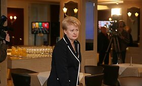 Dalia Grybauskaitė atvyko į savo &scaron;tabą