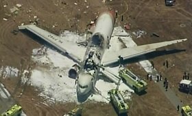 Lainerio &bdquo;Boeing 777&ldquo; katastrofa San Fransisko oro uoste