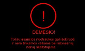 &Scaron;iurpus susidorojimas su &scaron;unimi &Scaron;e&scaron;uoliuose per pačias Velykas (S)
