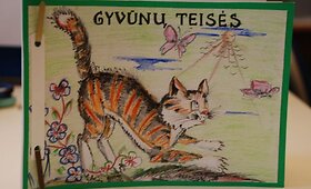 Vaikai i&scaron; globos namų kūrė gyvūnų teises
