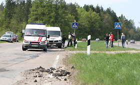 Per avariją Vilniuje nukentėjo mar&scaron;rutinio mikroautobuso keleiviai