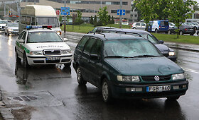 Vilniuje automobilis partrenkė pėsčiąjį