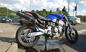 Per avariją Vilniuje nukentėjo motociklininkas