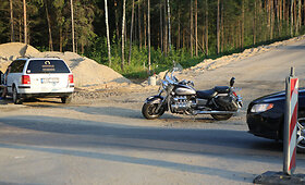 Vilniuje nukentėjo motociklininkas
