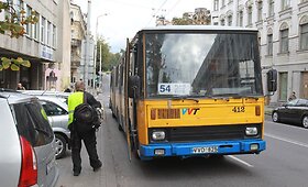 Vilniuje autobusas partrenkė žmogų