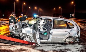 Susidūrus automobiliams Vilniuje sužaloti keturi žmonės