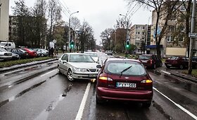 Avarija Vilniaus Antakalnio gatvėje