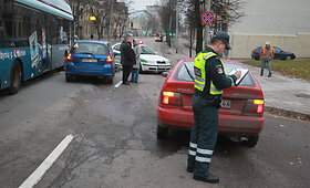 Per avariją Vilniuje nukentėjo du vaikai