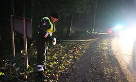Vilniuje nuo kelio nuskriejo motociklas