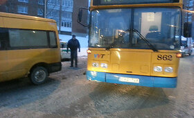 Vilniuje susidūrus autobusui ir mikroautobusui nukentėjo dvi moterys