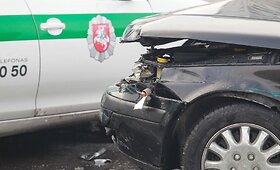 Susidūrus automobiliams Vilniuje nukentėjo moteris