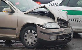 Dviejų &bdquo;&Scaron;koda Octavia&ldquo; susidūrimas Vilniuje