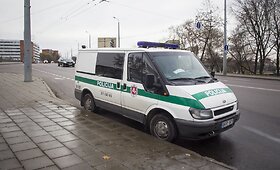 Vilniuje degė policijos automobilio laidai