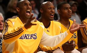 &bdquo;Lakers&ldquo; ir &bdquo;Rockets&ldquo; rungtynių akimirkos