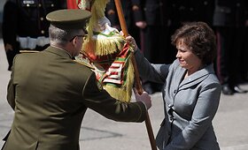 Inauguruotas naujasis Karo akademijos vir&scaron;ininkas G.Bagdonas