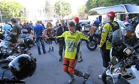 Žygis motociklais &bdquo;Aplink Lietuvą 2010&ldquo;: pirmoji diena