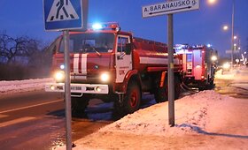 Ukmergėje netyčia padegta parduotuvė